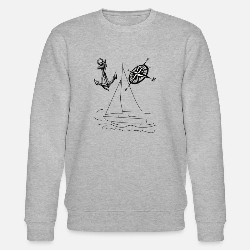 Dériveur à voile aquatique - Sweat bio CHANGER Stanley/Stella Unisexe - gris chiné