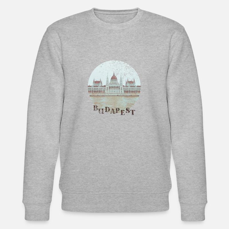 Budapester Stadtparlament - Stanley/Stella Unisex Bio-Sweatshirt CHANGER  - Grau meliert