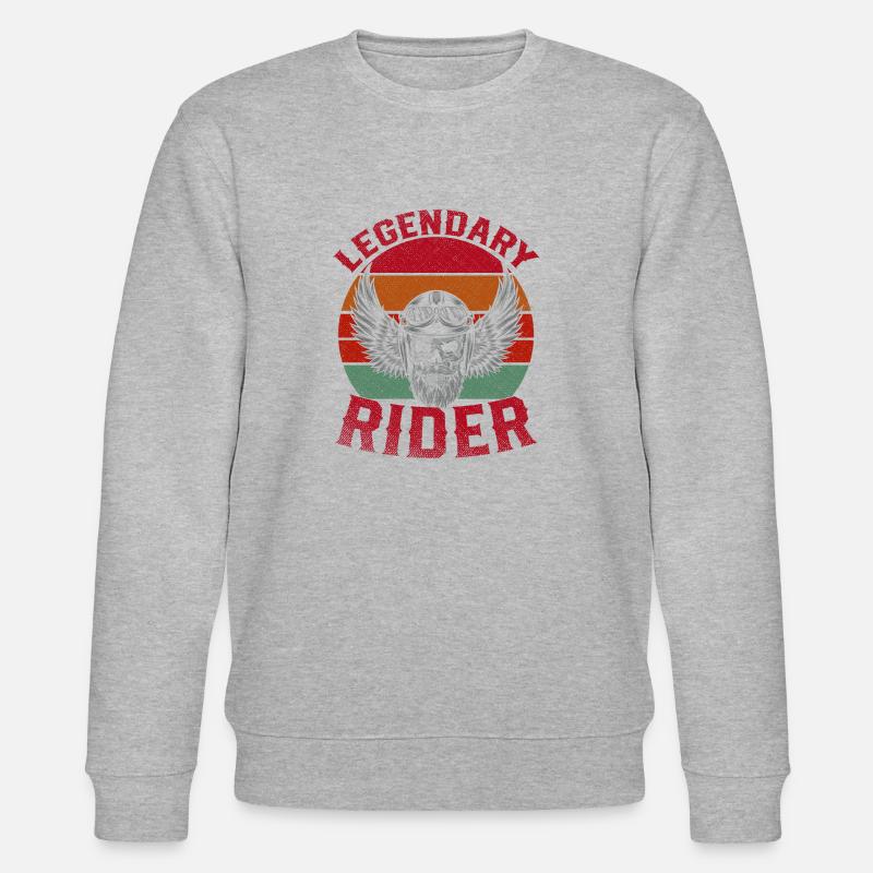 Legendars Rieder - Stanley/Stella Unisex Bio-Sweatshirt CHANGER  - Grau meliert