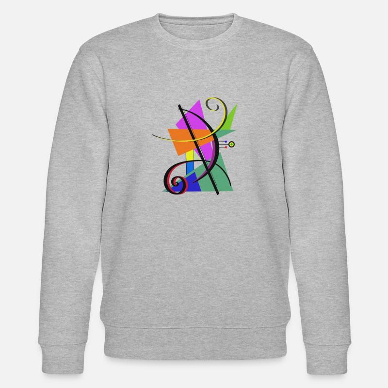 Moderne Kunst - Stanley/Stella Unisex Bio-Sweatshirt CHANGER  - Grau meliert