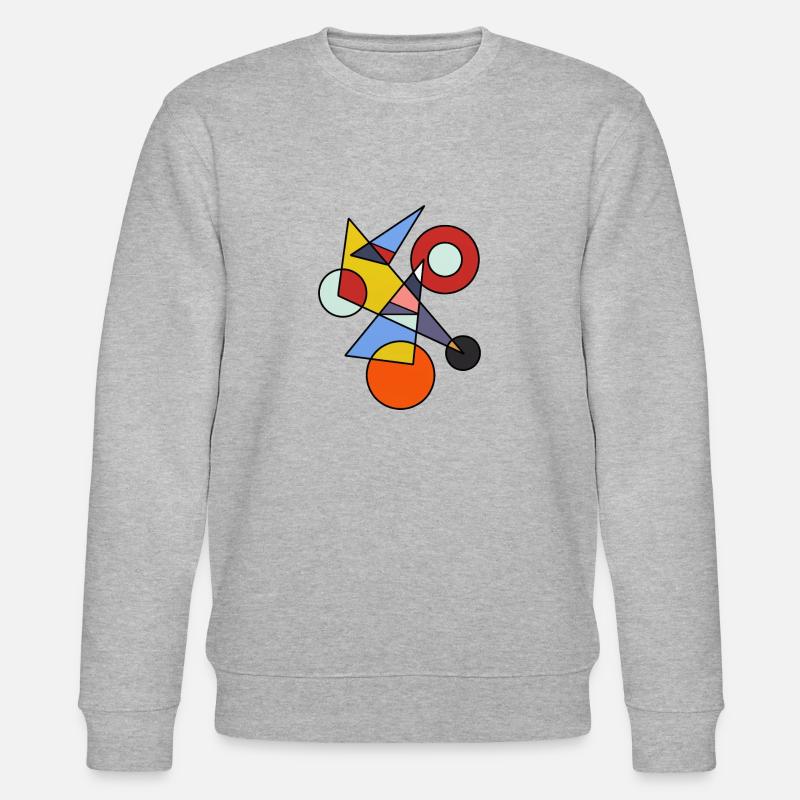 Moderne Kunst - Stanley/Stella Unisex Bio-Sweatshirt CHANGER  - Grau meliert