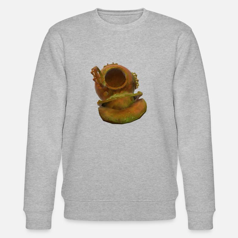 Tauchen Unterwasser Diving - Stanley/Stella Unisex Bio-Sweatshirt CHANGER  - Grau meliert