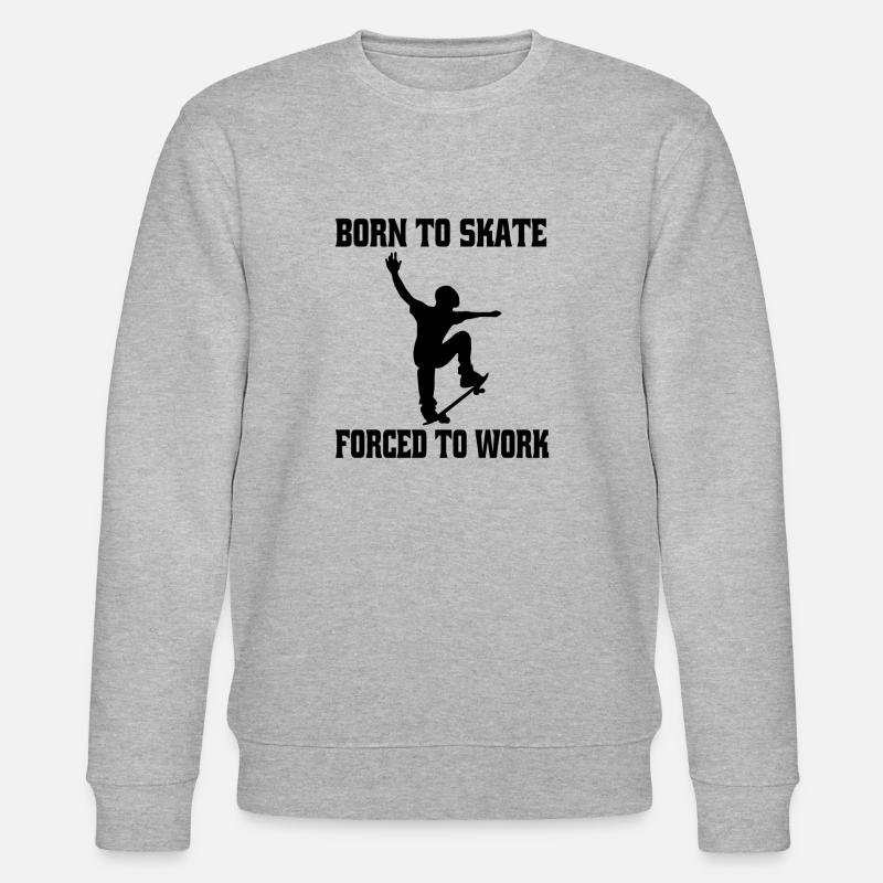 Skateboard Skating Skateboarding Longboard Skater - Sweat bio CHANGER Stanley/Stella Unisexe - gris chiné