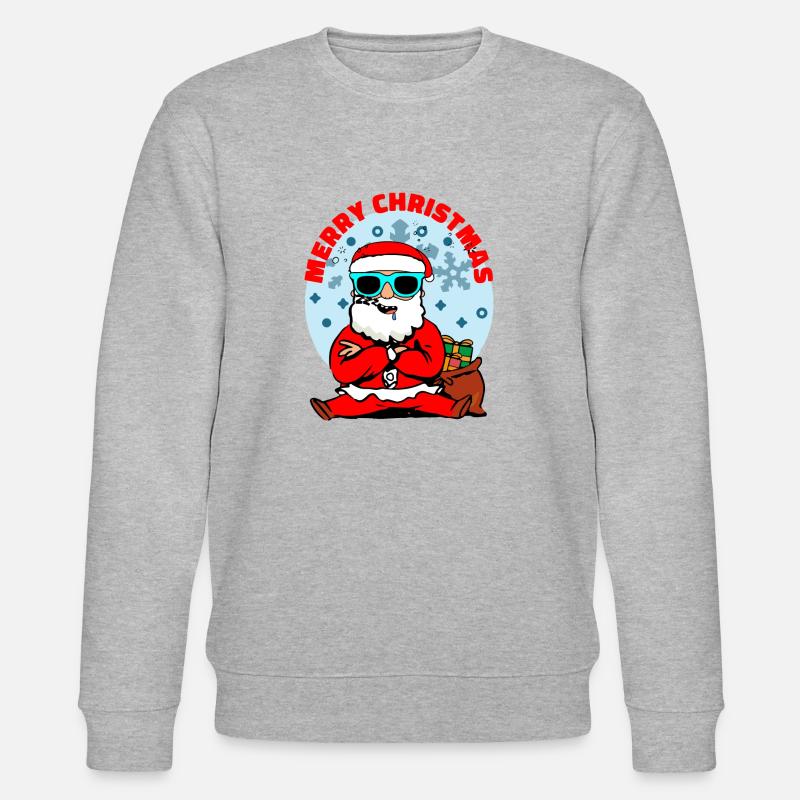 Joyeux Noël - Sweat bio CHANGER Stanley/Stella Unisexe - gris chiné