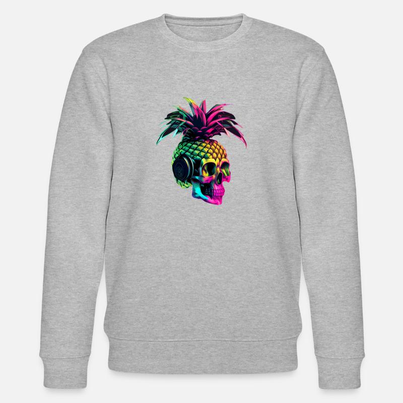 Chaton Chaton Chat Polygone Chat - Sweat bio CHANGER Stanley/Stella Unisexe - gris chiné