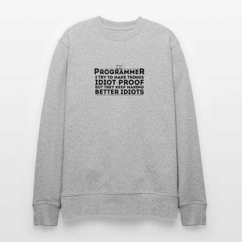 Lustiger Programmierer Humor Computer Coder Programmierung Stanley/Stella Unisex Bio-Sweatshirt CHANGER 