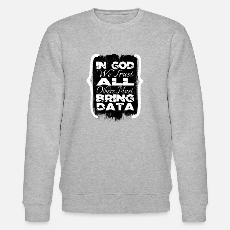 bday programming language computer science - Stanley/Stella CHANGER Unisex Organic Sweatshirt - heather grey