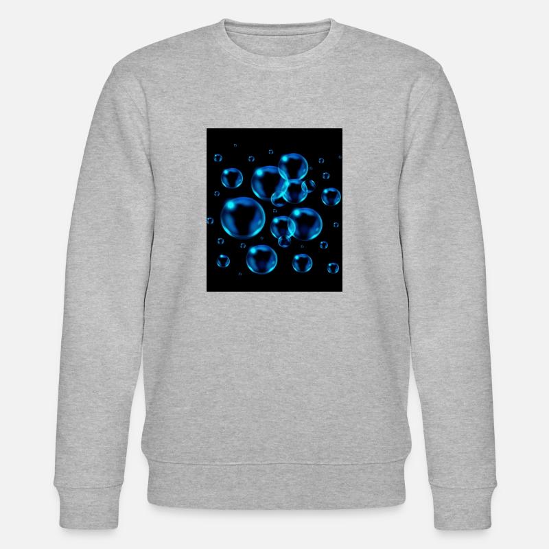 Design mit Steinpunkten - Stanley/Stella Unisex Bio-Sweatshirt CHANGER  - Grau meliert