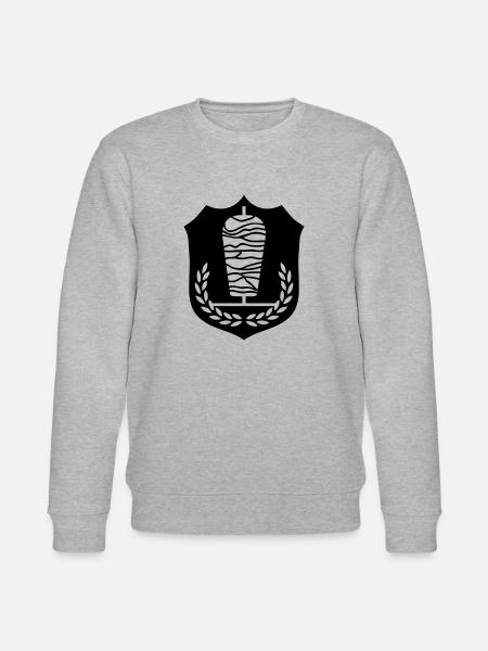 Döner coat of arms - Stanley/Stella CHANGER Unisex Organic Sweatshirt - heather grey