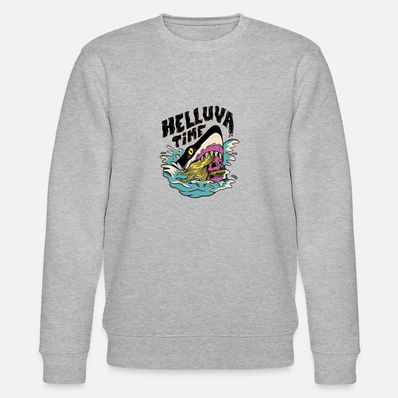 Requin de plage - Sweat bio CHANGER Stanley/Stella Unisexe - gris chiné