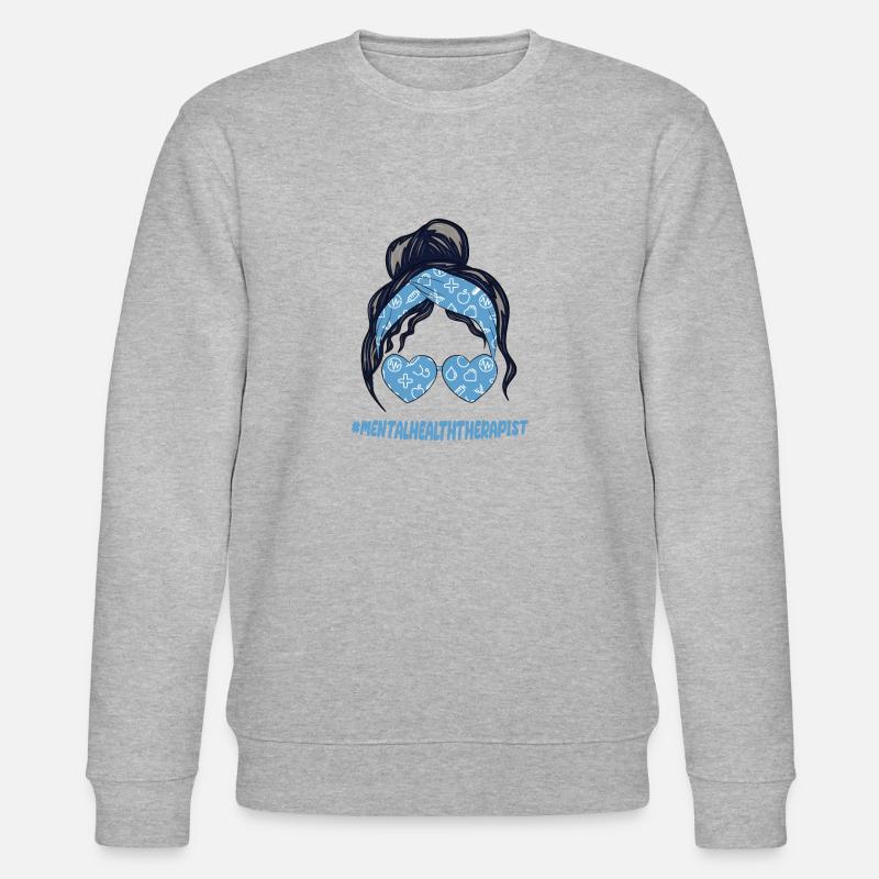 Santé mentale Le violeur 4 - Sweat bio CHANGER Stanley/Stella Unisexe - gris chiné