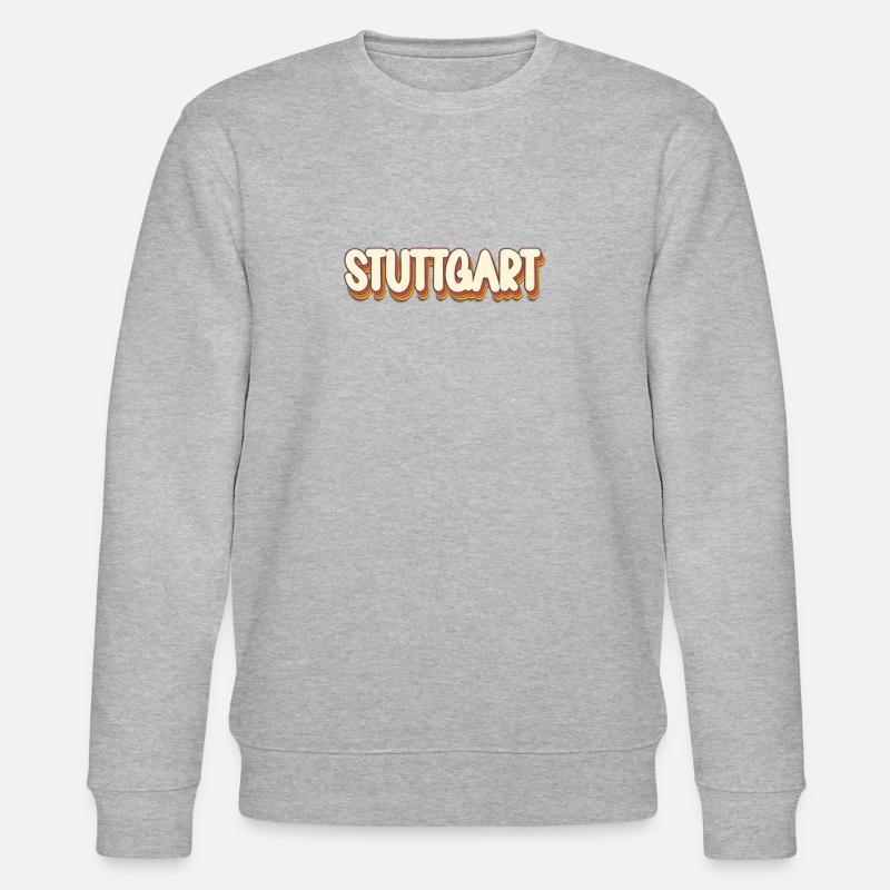 Stuttgartererin Stuttgarterer Stuttgarter - Stanley/Stella Unisex Bio-Sweatshirt CHANGER  - Grau meliert