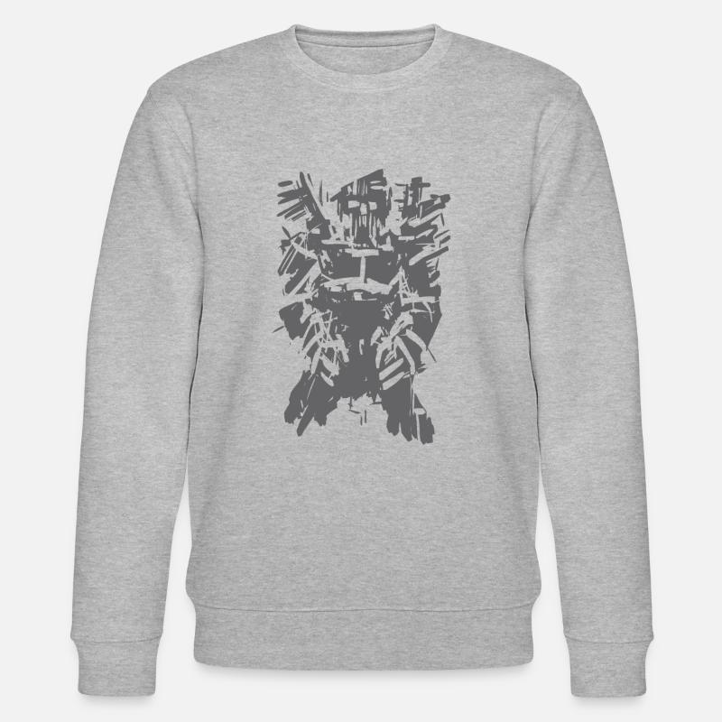 Samurai Tribal - Stanley/Stella Unisex Bio-Sweatshirt CHANGER  - Grau meliert