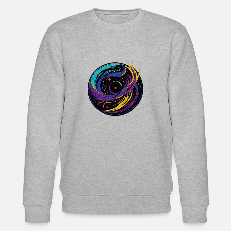 Disque vinyle Galactic - Sweat bio CHANGER Stanley/Stella Unisexe - gris chiné