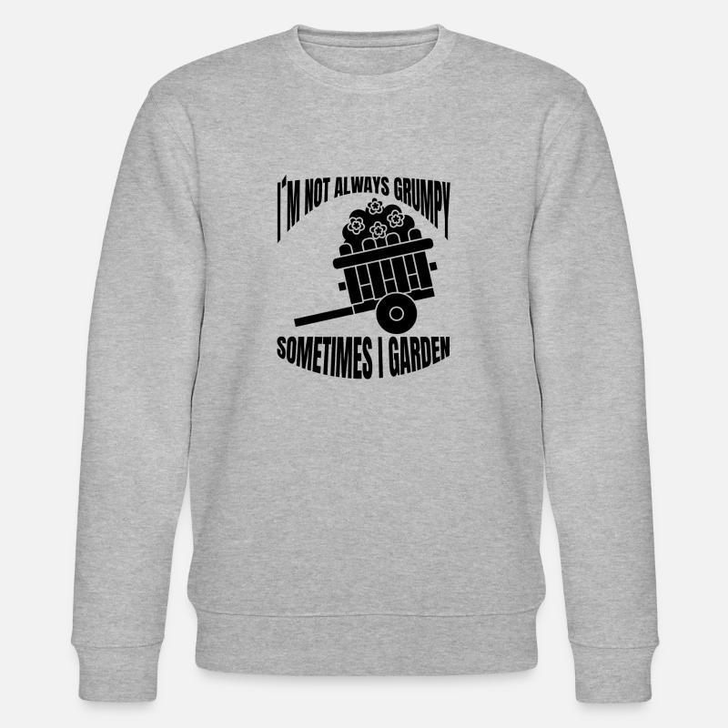 Garten Geschenk Gärtner Hobbygärtner Obstgarten - Stanley/Stella Unisex Bio-Sweatshirt CHANGER  - Grau meliert