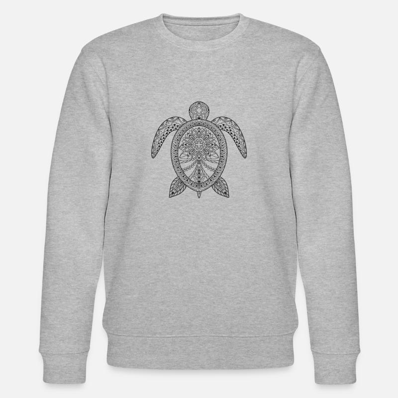 Schildkröte - Stanley/Stella Unisex Bio-Sweatshirt CHANGER  - Grau meliert