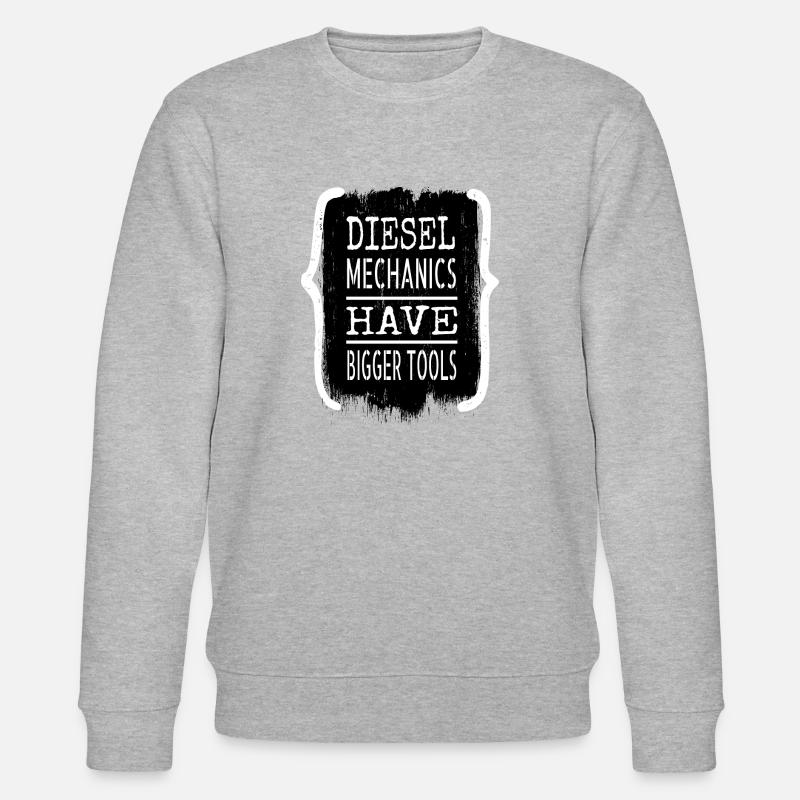 happy baseballitems technician baseballsweatshirt - Stanley/Stella Unisex Bio-Sweatshirt CHANGER  - Grau meliert