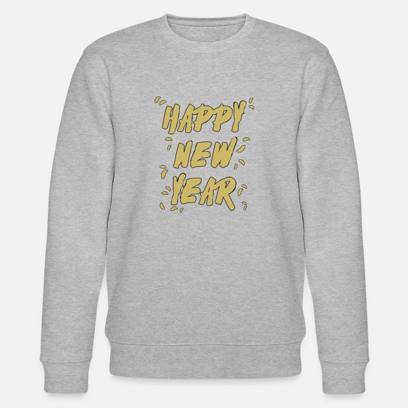 Bonne Année - Or - Sweat bio CHANGER Stanley/Stella Unisexe - gris chiné