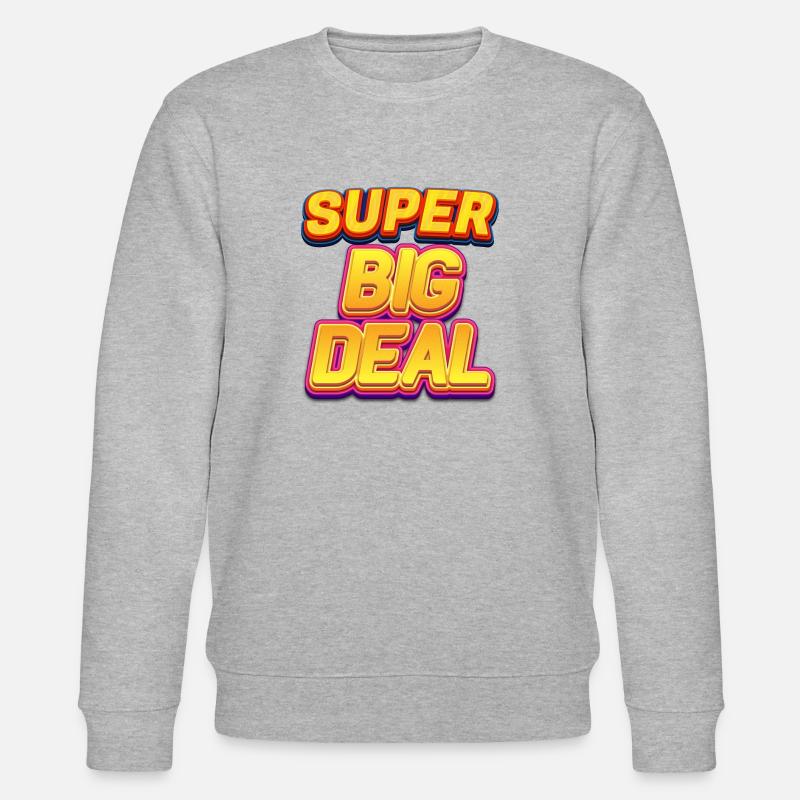 Super große Sache - Stanley/Stella Unisex Bio-Sweatshirt CHANGER  - Grau meliert