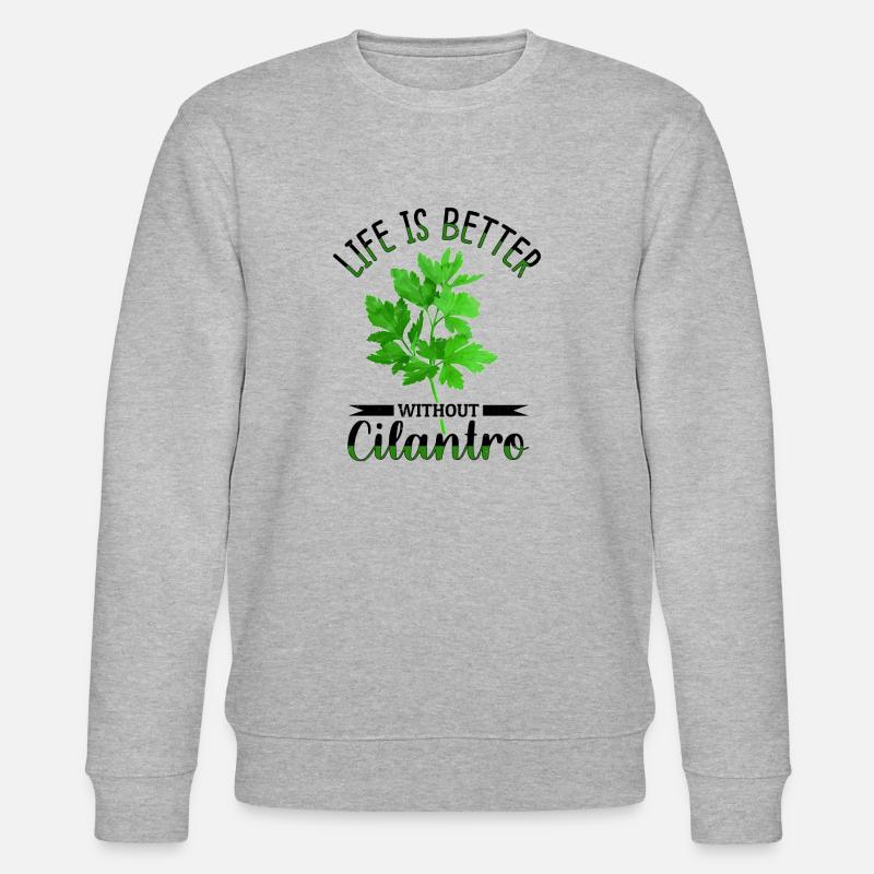 Anti Koriander - Stanley/Stella Unisex Bio-Sweatshirt CHANGER  - Grau meliert