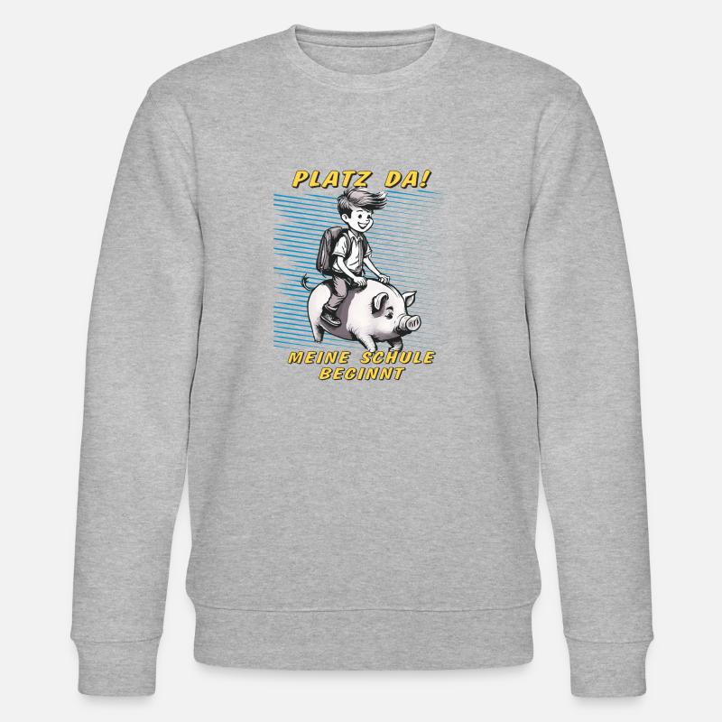 DÉBUT DE L’ÉCOLE DES COCHONS - Sweat bio CHANGER Stanley/Stella Unisexe - gris chiné