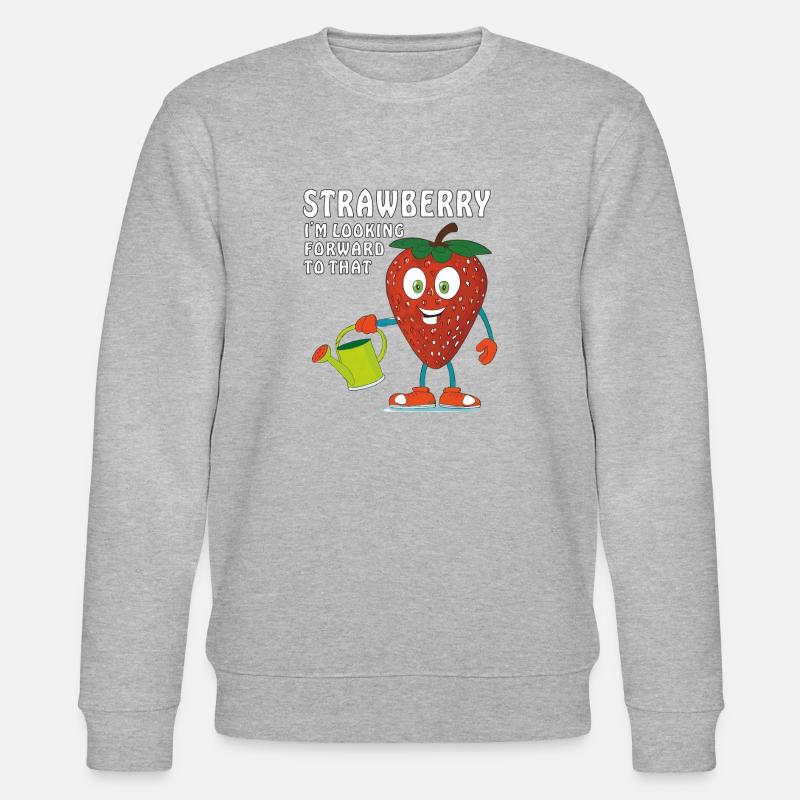 FRAISE J’AI HÂTE D’Y ÊTRE - Sweat bio CHANGER Stanley/Stella Unisexe - gris chiné