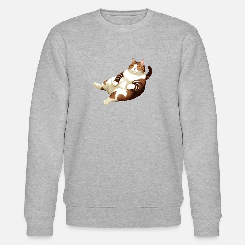 GRAISSE DE CHAT COUCHÉE - Sweat bio CHANGER Stanley/Stella Unisexe - gris chiné
