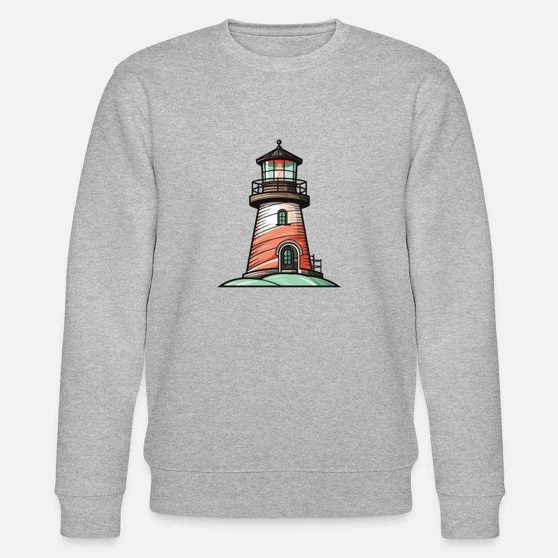 Phare Symbole Côte - Sweat bio CHANGER Stanley/Stella Unisexe - gris chiné