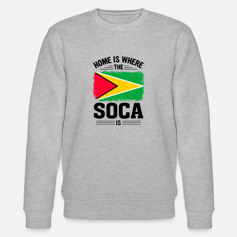 Soca Dance Guyane - Sweat bio CHANGER Stanley/Stella Unisexe - gris chiné