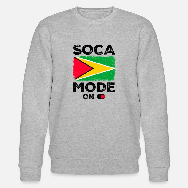 Soca Dance Guyane - Sweat bio CHANGER Stanley/Stella Unisexe - gris chiné