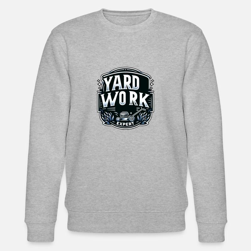 Yard Work Expert 13 - Stanley/Stella Unisex Bio-Sweatshirt CHANGER  - Grau meliert