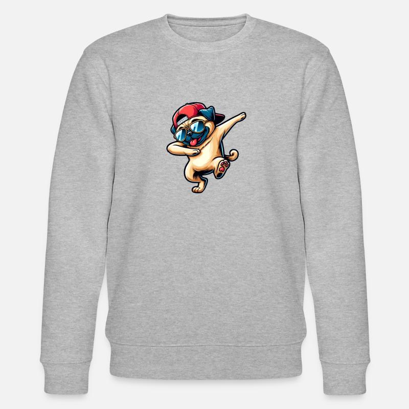 Danse Carlin Dabbing Pose Élégant - Sweat bio CHANGER Stanley/Stella Unisexe - gris chiné