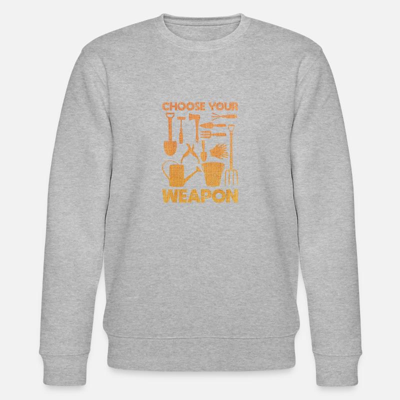 Wählen Sie Ihre Tools - Stanley/Stella Unisex Bio-Sweatshirt CHANGER  - Grau meliert