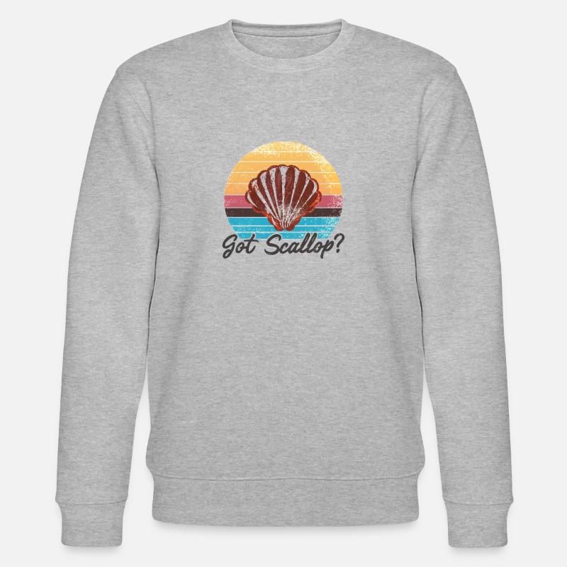 Jakobsmuschel - Stanley/Stella Unisex Bio-Sweatshirt CHANGER  - Grau meliert
