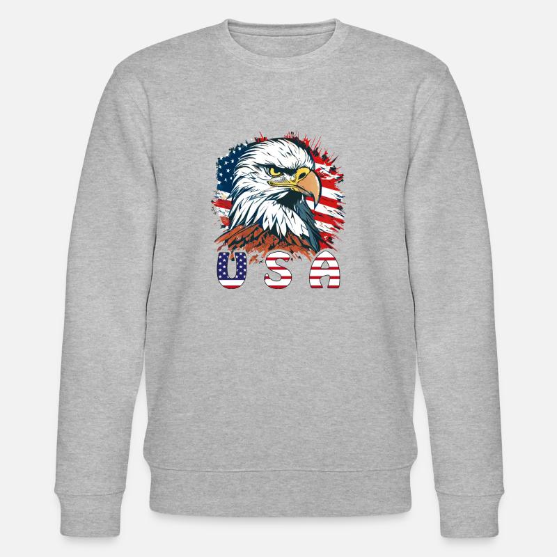 SEEADLER USA - Stanley/Stella Unisex Bio-Sweatshirt CHANGER  - Grau meliert
