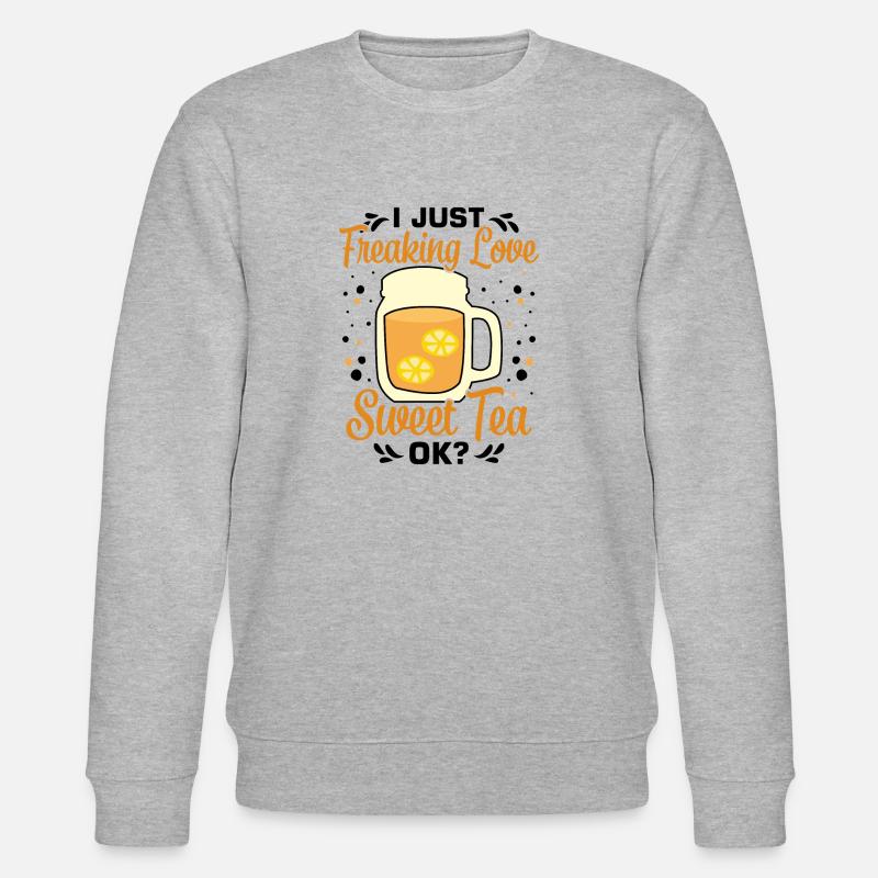 Süßer Tee - Stanley/Stella Unisex Bio-Sweatshirt CHANGER  - Grau meliert