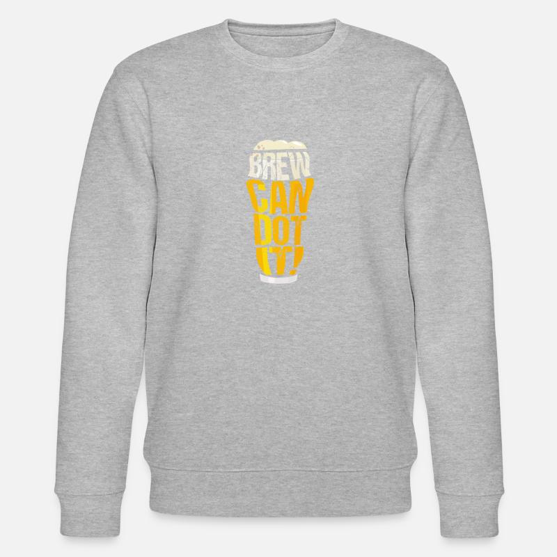 Brew Can Dot It - Sweat bio CHANGER Stanley/Stella Unisexe - gris chiné