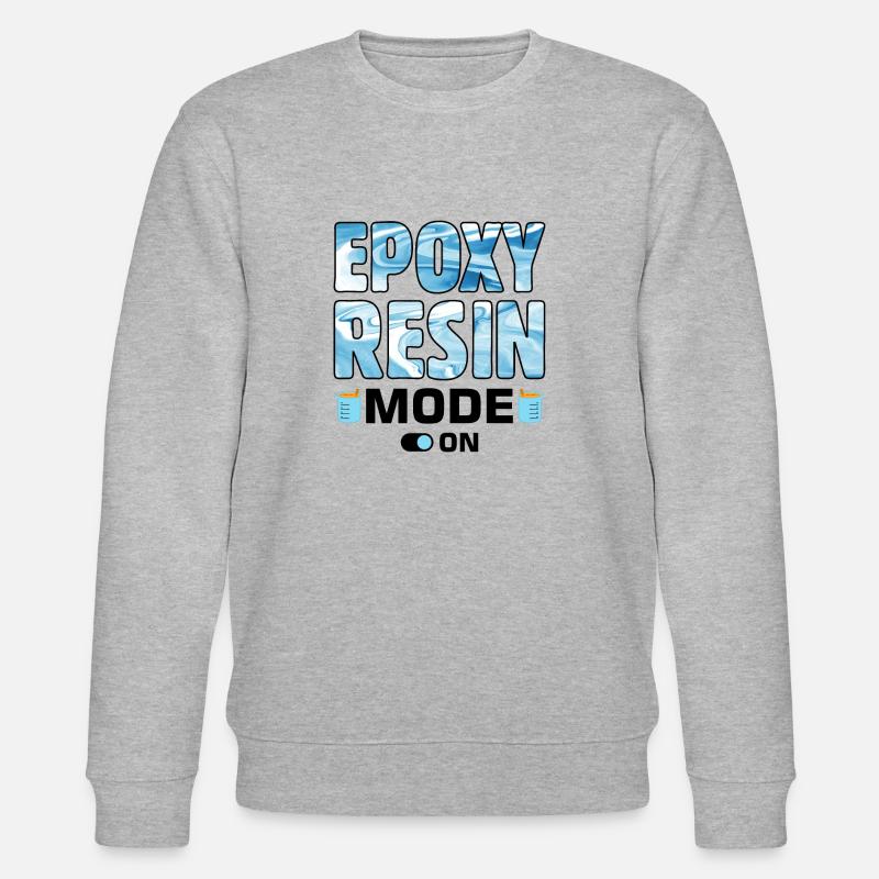 Witziger Epoxidharz Spruch - Stanley/Stella Unisex Bio-Sweatshirt CHANGER  - Grau meliert