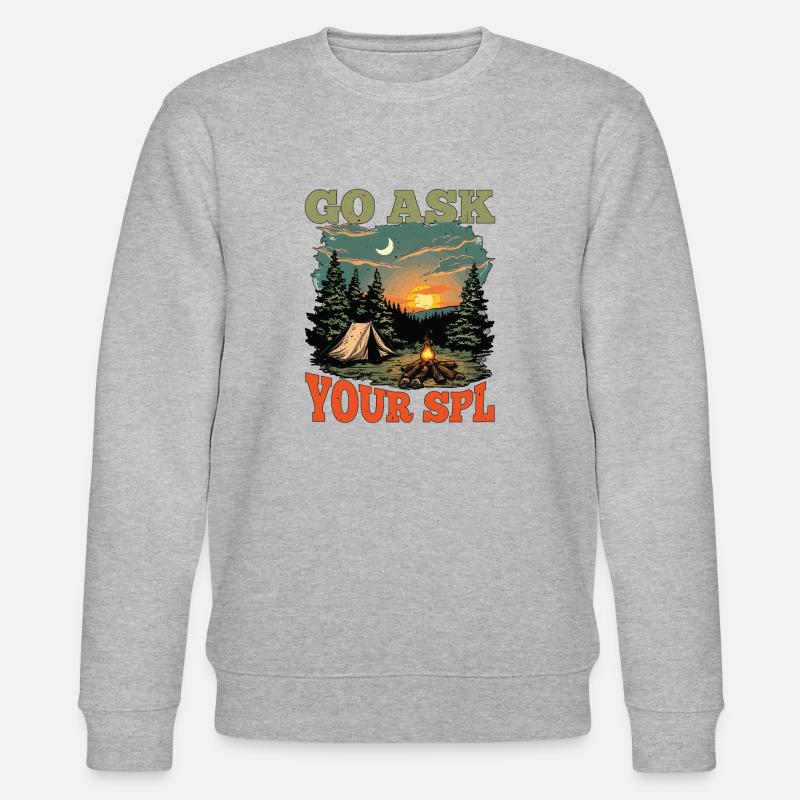 Go Ask Your Spl 23 - Stanley/Stella CHANGER Unisex Organic Sweatshirt - heather grey