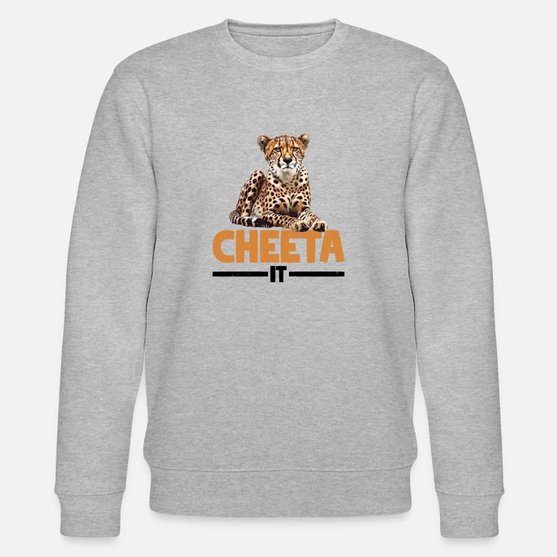 Cheeta It 2 - Stanley/Stella CHANGER Unisex Organic Sweatshirt - heather grey
