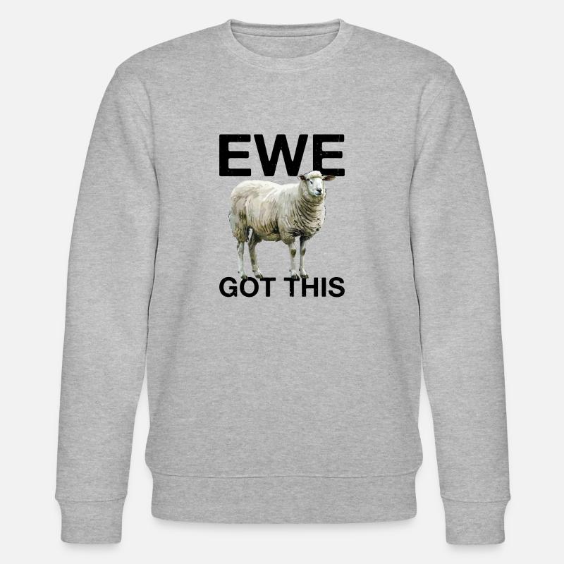 La brebis a compris ça - Sweat bio CHANGER Stanley/Stella Unisexe - gris chiné