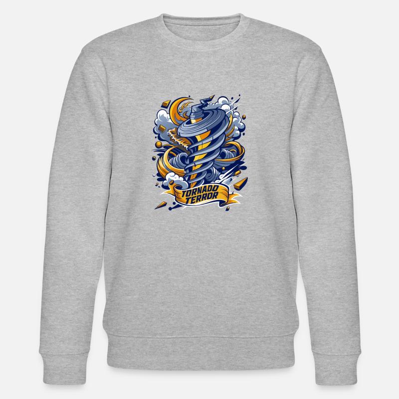 TERREUR DE LA TORNADE - Sweat bio CHANGER Stanley/Stella Unisexe - gris chiné