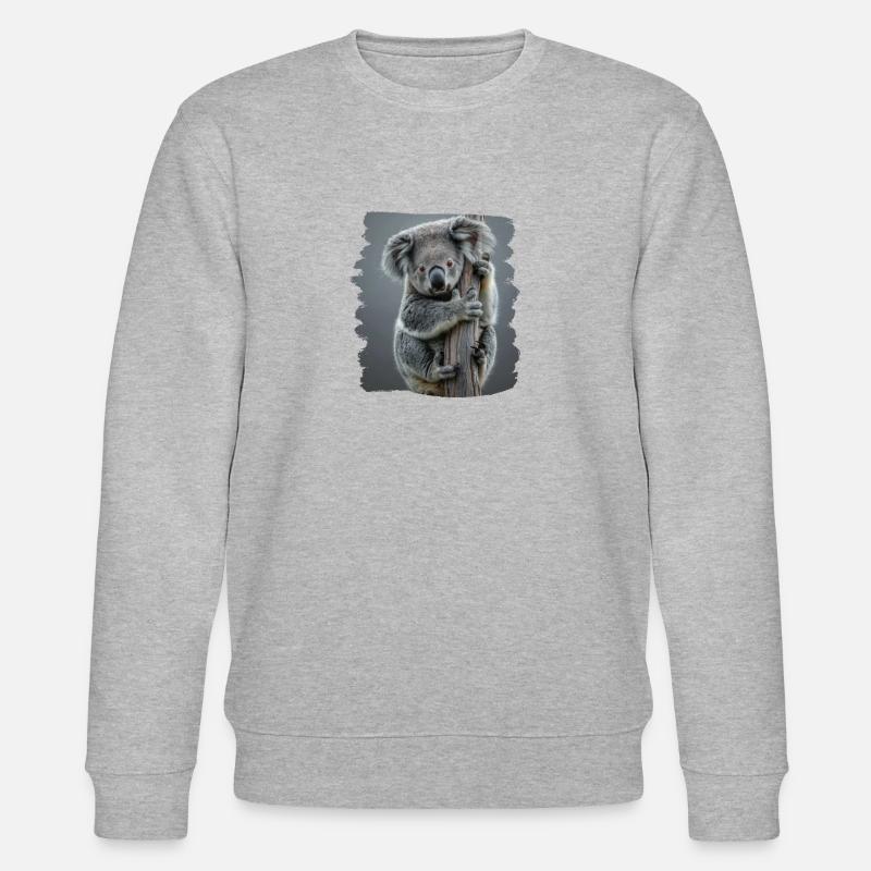 Koalas Koala - Stanley/Stella CHANGER Unisex Organic Sweatshirt - heather grey