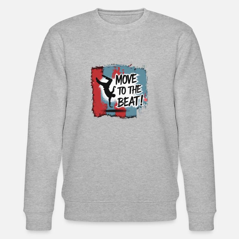 BREAK DANCER - Sweat bio CHANGER Stanley/Stella Unisexe - gris chiné