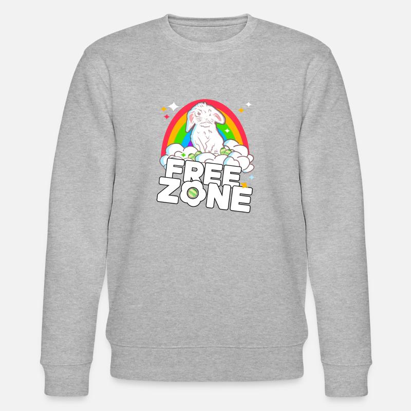 Zone Libre de Pâques - Sweat bio CHANGER Stanley/Stella Unisexe - gris chiné