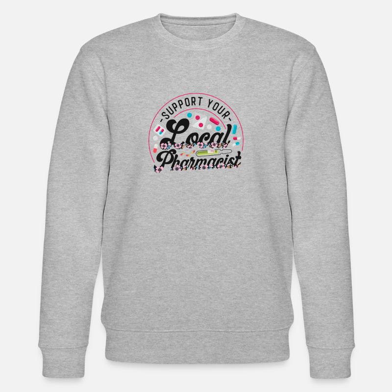 Technicien en pharmacie - Sweat bio CHANGER Stanley/Stella Unisexe - gris chiné