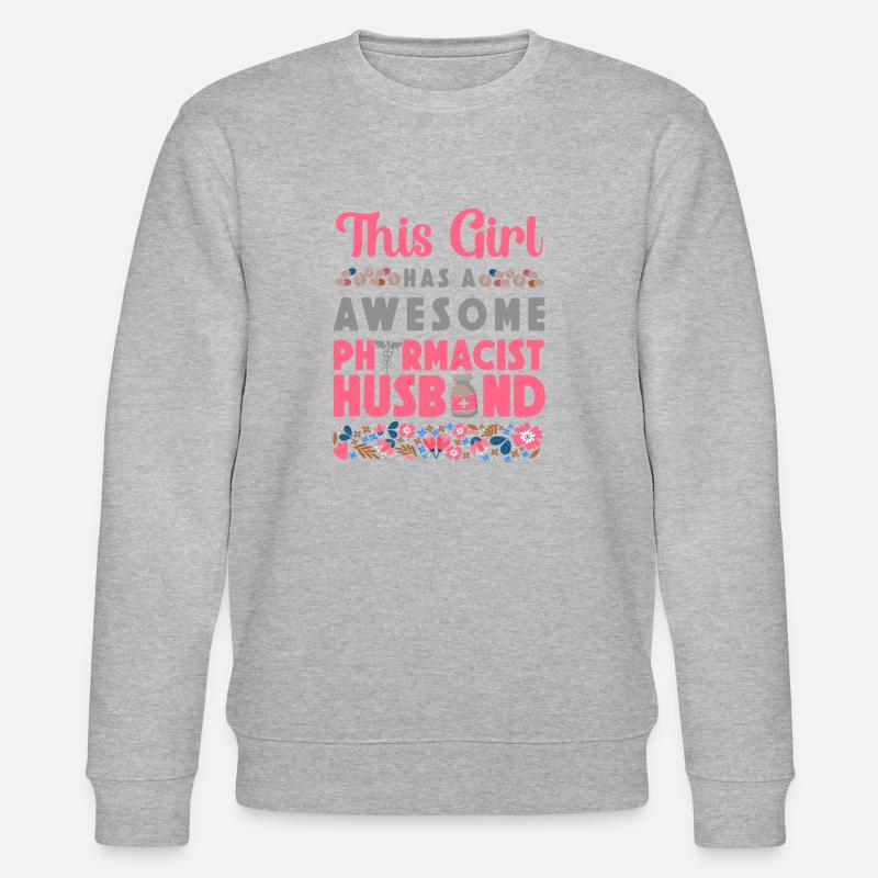 Pharmacy Tech Technician - Stanley/Stella Unisex Bio-Sweatshirt CHANGER  - Grau meliert