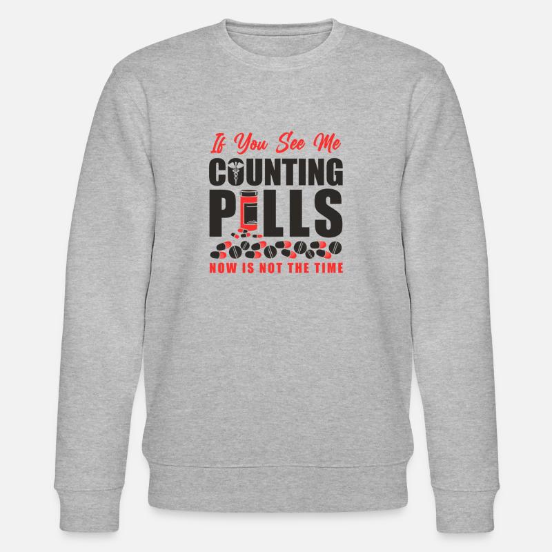 Pharmacy Tech Technician - Stanley/Stella Unisex Bio-Sweatshirt CHANGER  - Grau meliert