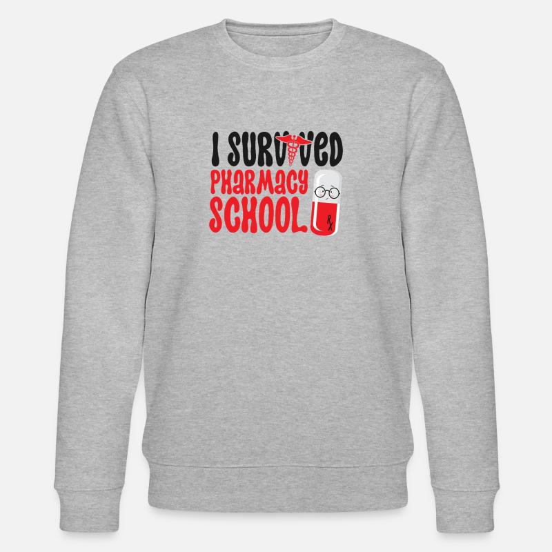 Pharmacy Tech Technician - Stanley/Stella CHANGER Unisex Organic Sweatshirt - heather grey