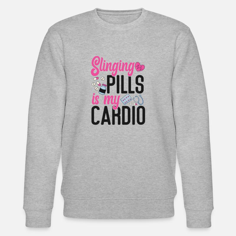 Pharmacy Tech Technician - Stanley/Stella CHANGER Unisex Organic Sweatshirt - heather grey